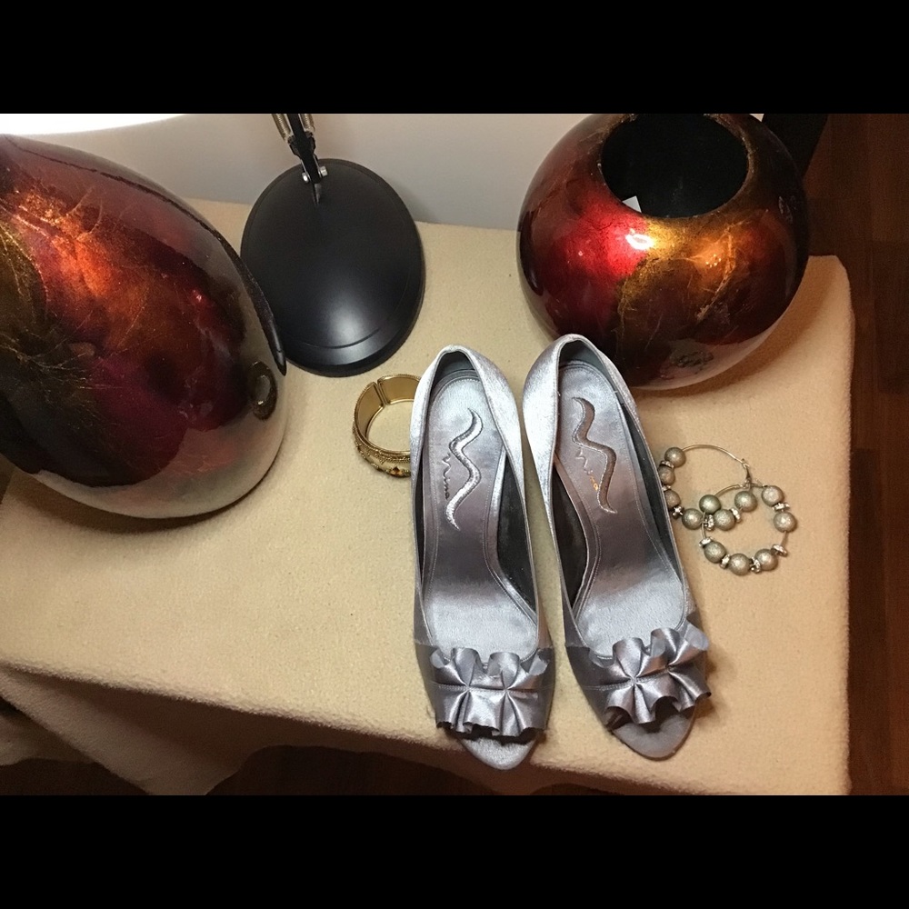 Silver heels